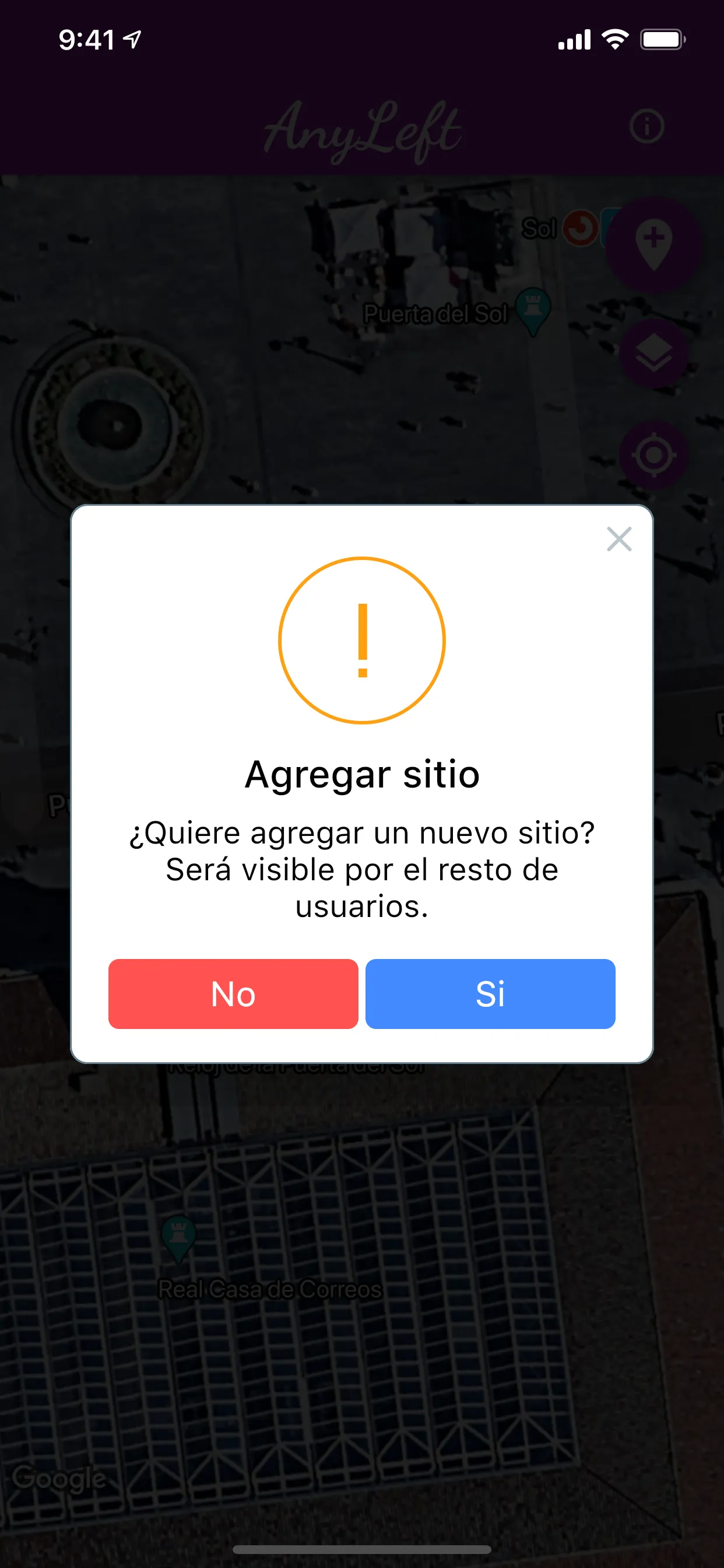 AnyLeft app create donation form for sharing food or items with people in need