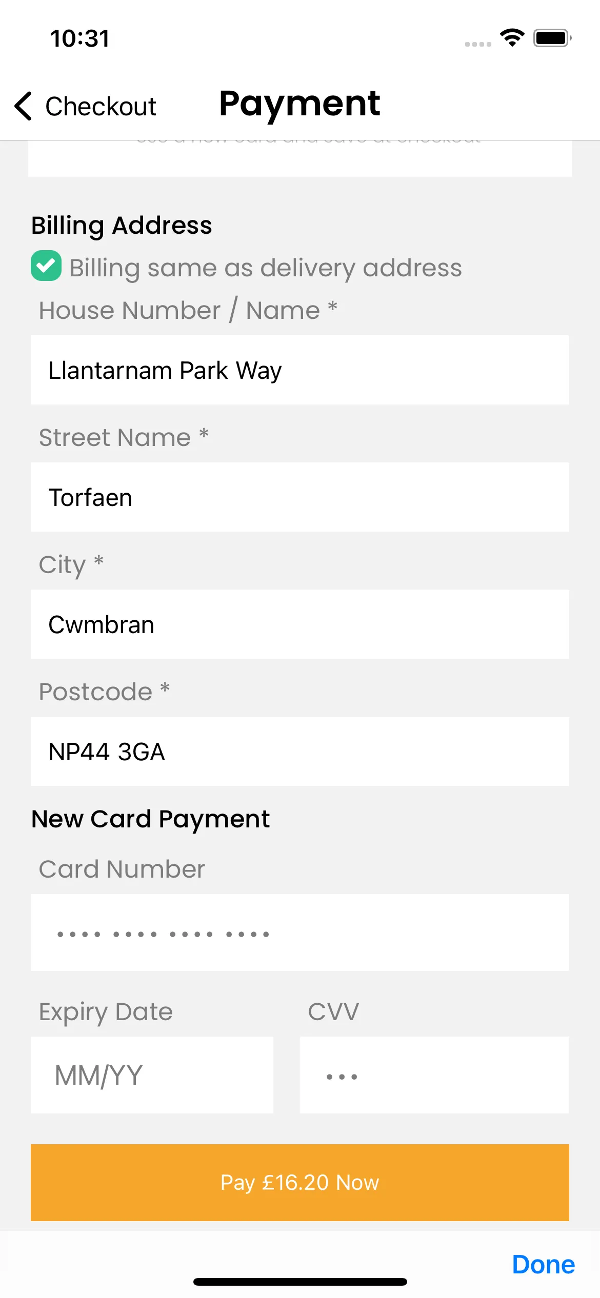 KUKD React Native app restaurant search with location-based filtering