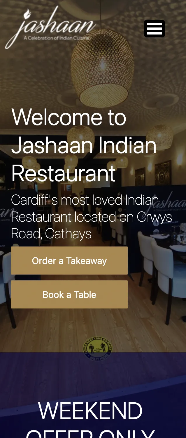 KUKD white-label restaurant website mobile view showing menu and ordering interface