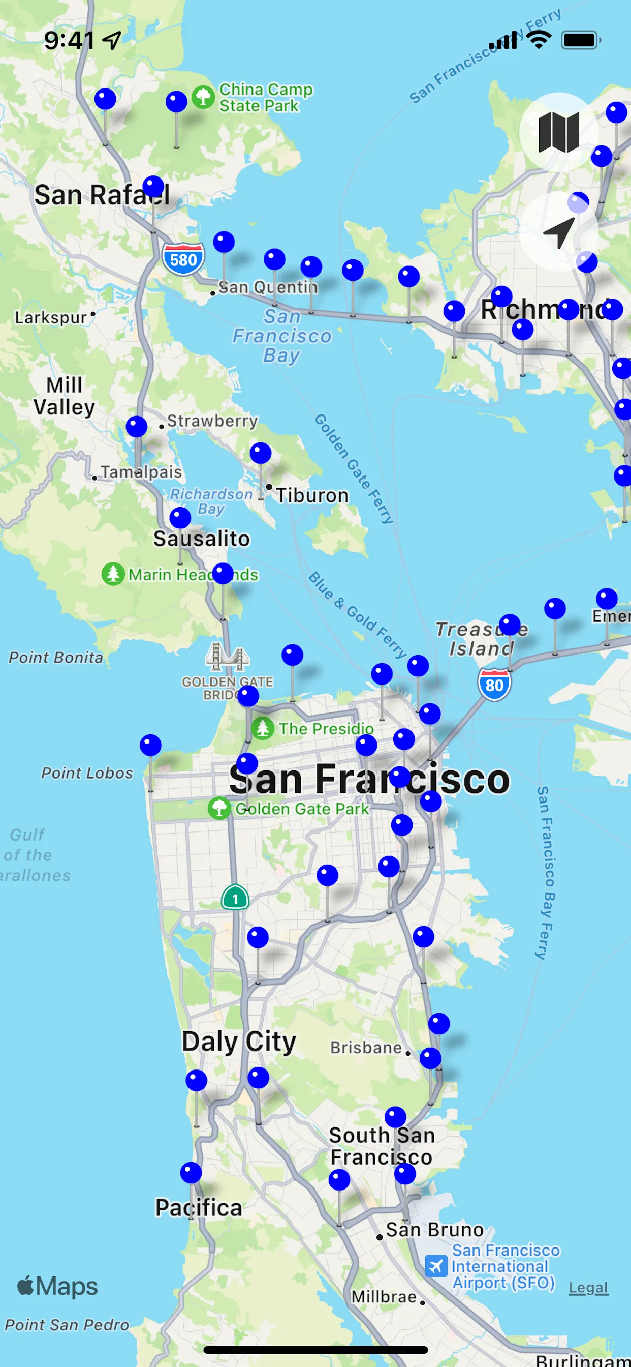Overview Webcams v2 app saved favorites and recent webcams list